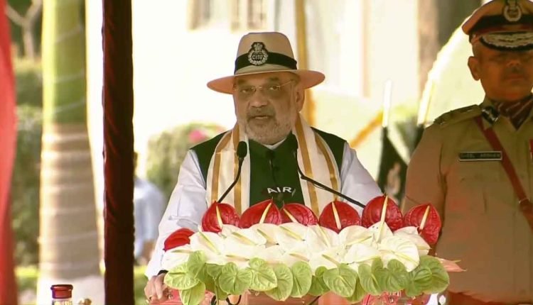 Amit Shah addressed the 54th CISF Raising Day in Hyderabad