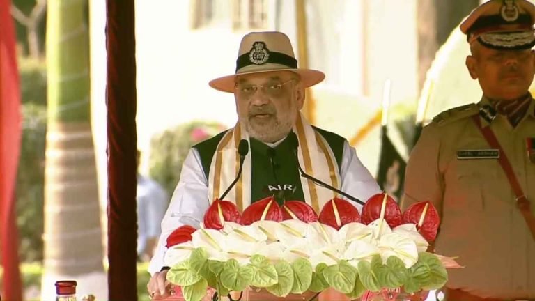 Amit Shah addressed the 54th CISF Raising Day in Hyderabad