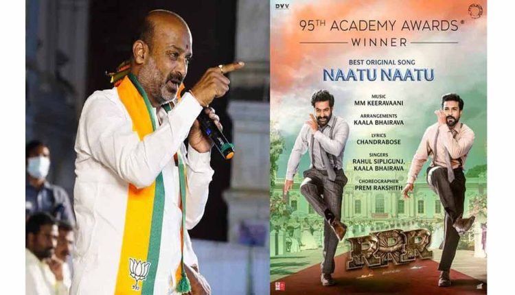 Unforgettable Sweet Memories: Congratulates RRR: Bandi Sanjay