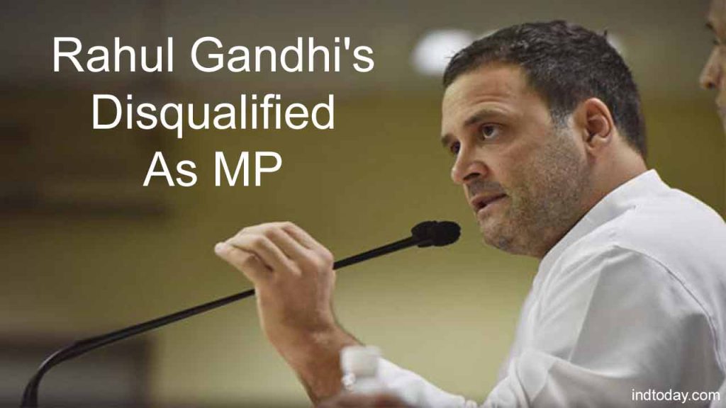 Rahul Gandhi Disqualified From Lok Sabha | INDToday