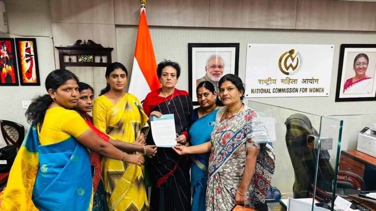 Sharmila Complains To National Women's Commission Against BRS Leaders