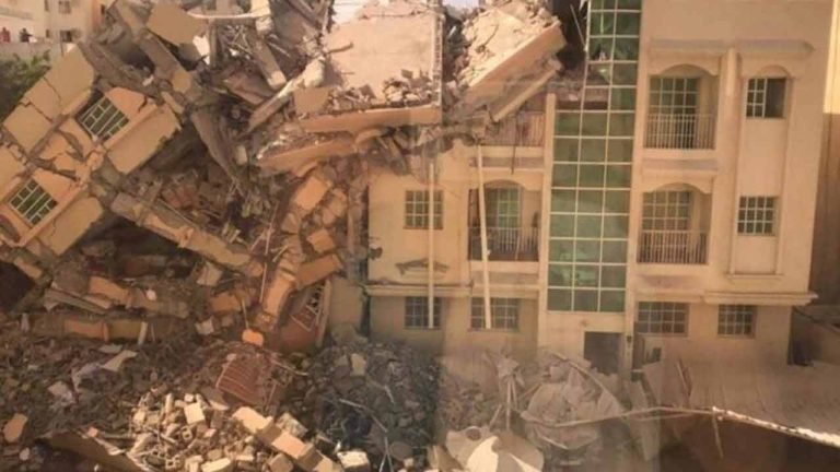 One Dead, Seven Rescued In The Central Doha Building Collapse