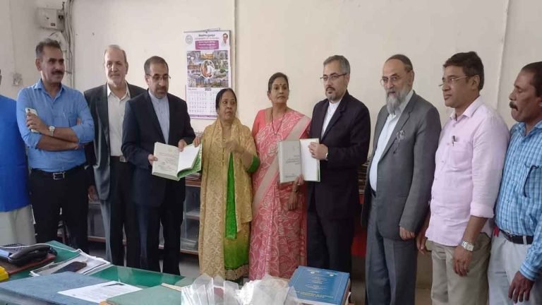 Facsimile copy of Nizams’ farmans released by Iran ambassador