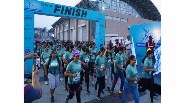 I-Run, Hyderabad's first exclusive women's run held