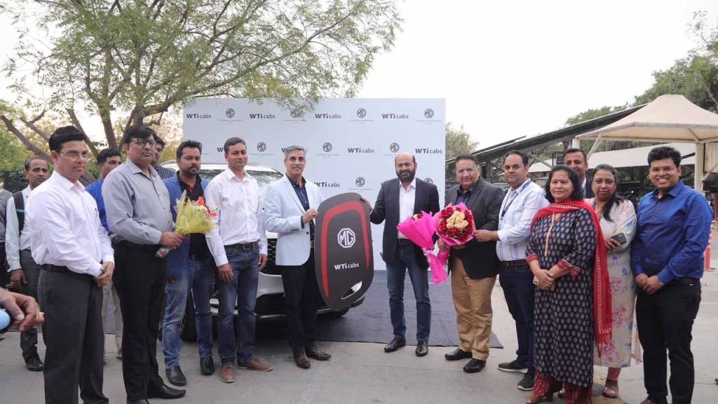 MG Motor India and WTiCabs sign agreement for 100 vehicles