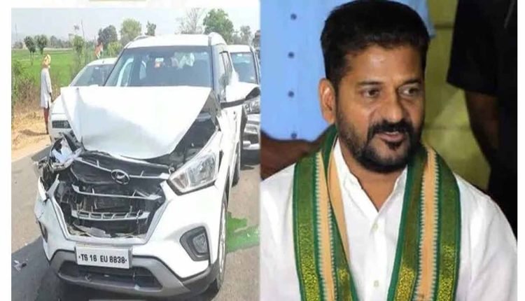 Revanth Reddy's Convoy Had A Major Accident