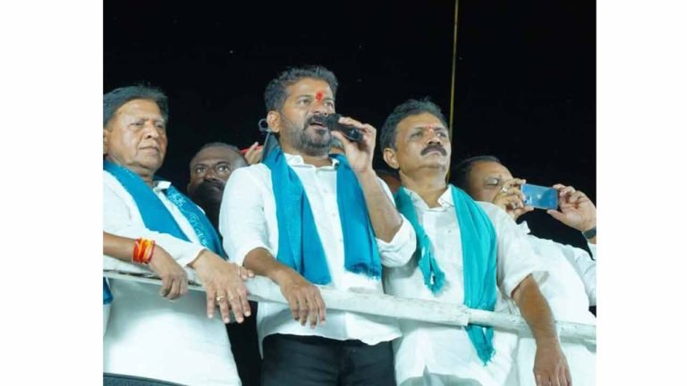 Double Engine Means Modi And Adani, Says Revanth Reddy