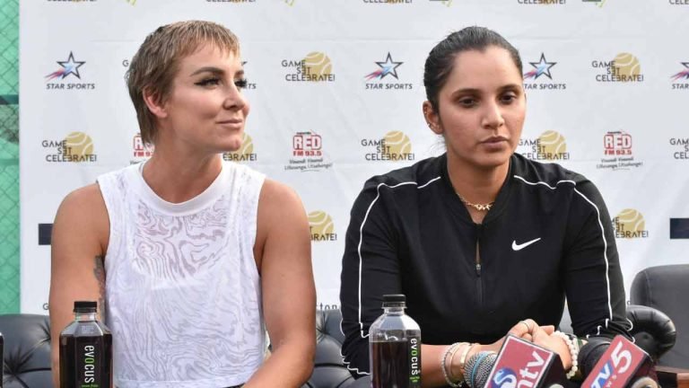 Hyderabad: Sania Mirza bids adieu to professional tennis in her academy in front of her home crowd