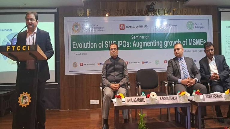Seminar on Evolution of SME IPOs: Augmenting Growth of MSMEs held by FTCCI
