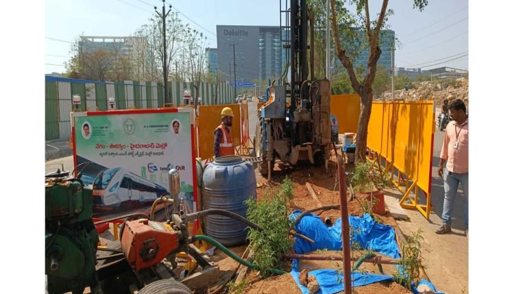 Hyderabad: Soil Testing commences for Airport Metro