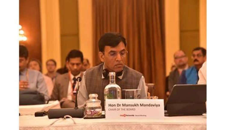 Dr. Mansukh Mandaviya chairs the 36th Board Meeting of Stop TB Partnership