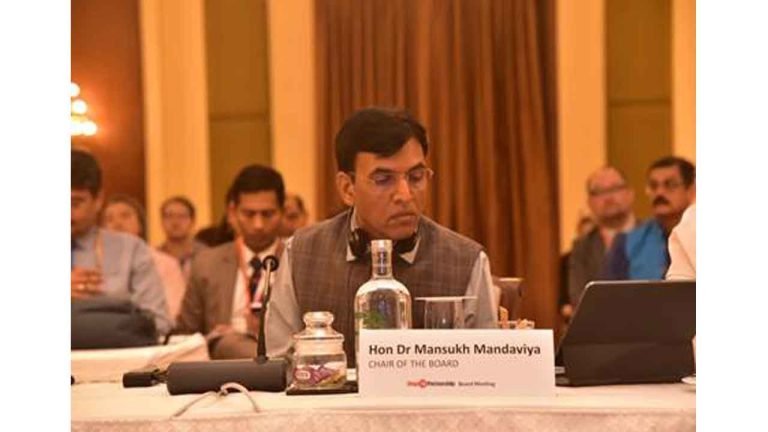 Dr. Mansukh Mandaviya chairs the 36th Board Meeting of Stop TB Partnership
