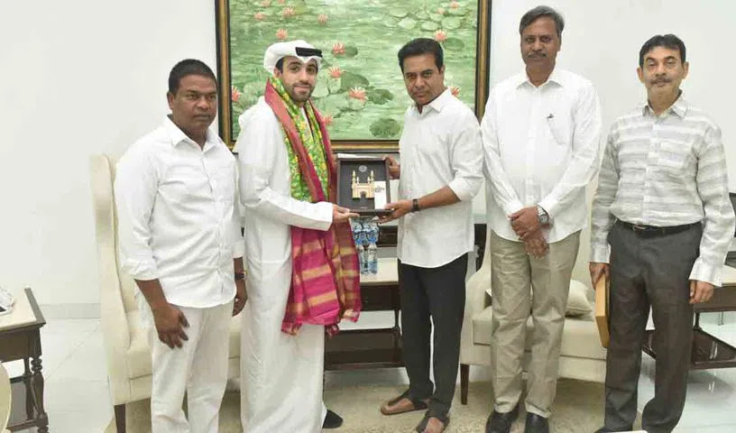 Industries Minister KT Rama Rao appeals to UAE to release five Telangana NRIs.