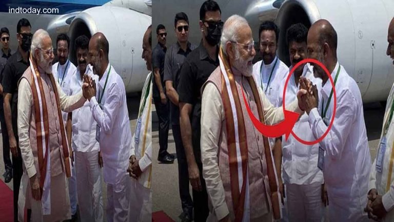 Modi's Airport Antics: Holding Hands and Laughing Loud with Bandi!