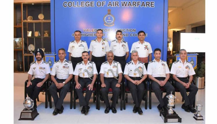 Valedictory function of 46th Higher Air Command Course held at College of Air Warfare