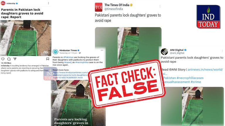 Fact Check: Grill Lock on Grave Originated from Hyderabad