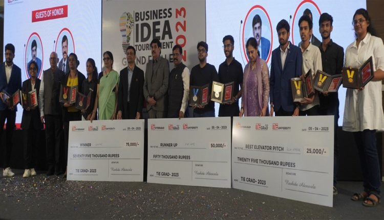 TiE Grad, the 7th edition of the Business Idea Tournament 2023 Finals held