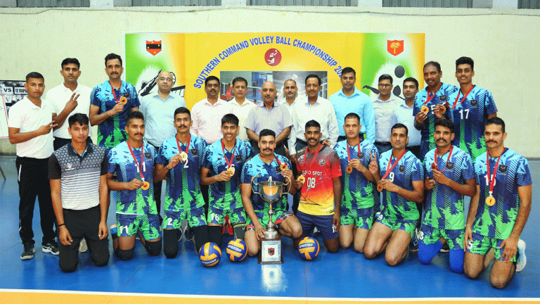 Bison Division Wins Southern Command Volleyball Championship