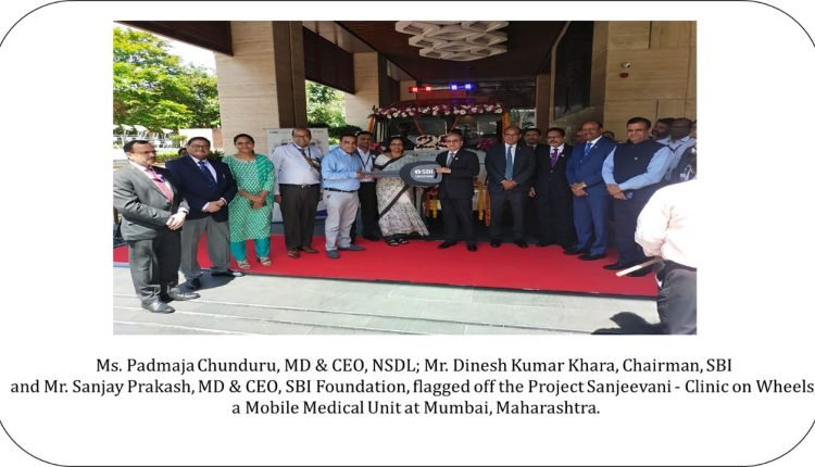 NSDL and SBI Foundation Flags Off Project Sanjeevani