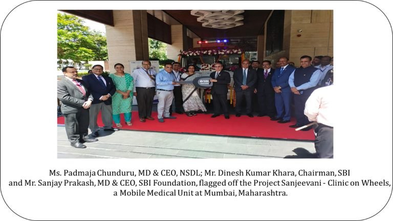 NSDL and SBI Foundation Flags Off Project Sanjeevani