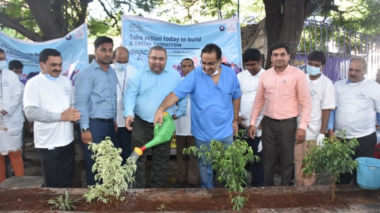 Swach CARE Cleanliness Drive Organized At Care Hospital