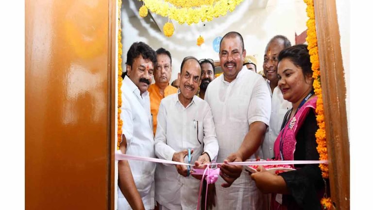 Talasani Inaugurates 120 Double Bedroom Houses in Muralidhar Bagh