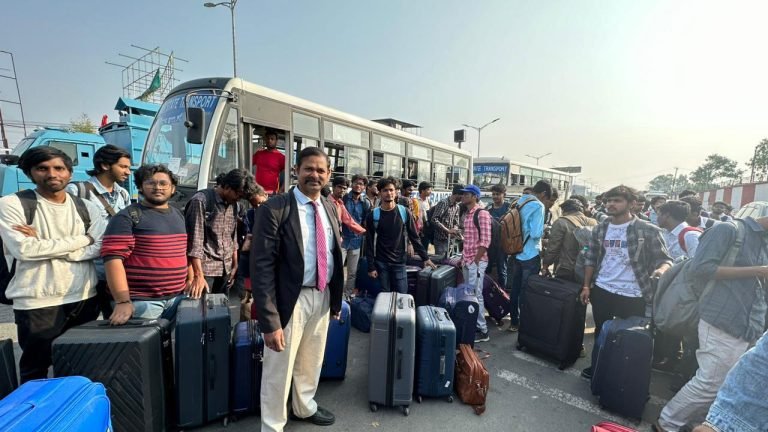 Telangana Students Stranded In Manipur Return Home Safely