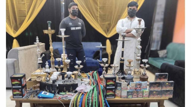 Hookah Parlour Raided In Tolichowki, Two Arrested