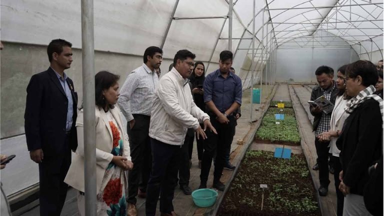 Meghalaya CM inspects progress of infrastructural & agricultural projects in East Khasi Hills