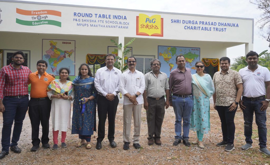 Round Table India Creates Facilities at Rs 26 Lakhs in a Govt School