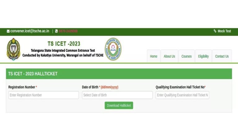 TS ICET-2023 Hall Tickets Out, Download Here