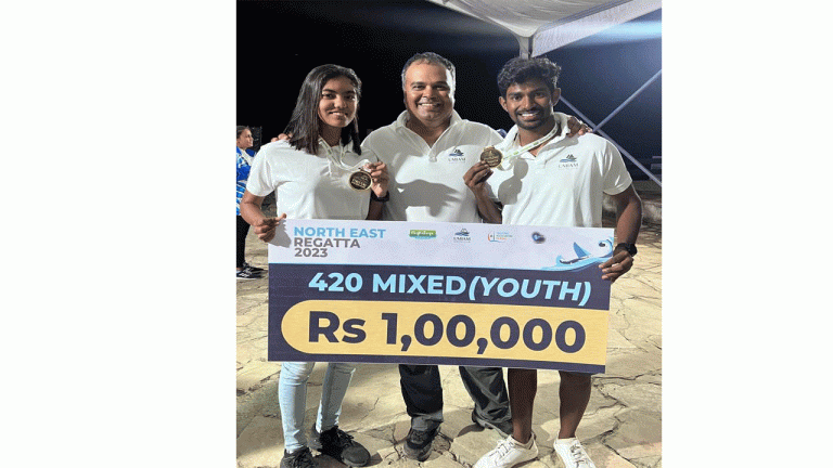 Hyderabad Sailor Alekhya Bags Gold Medal at First YAI North East Regatta 2023