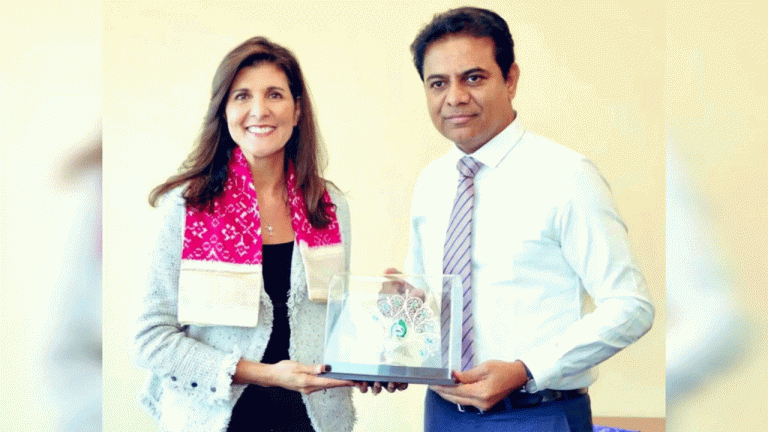 US: Minister KTR Meets Former UN Ambassador Nikki Haley