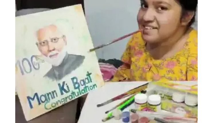 PM shares painting on 100 Episodes of Mann Ki Baat by Divyang woman