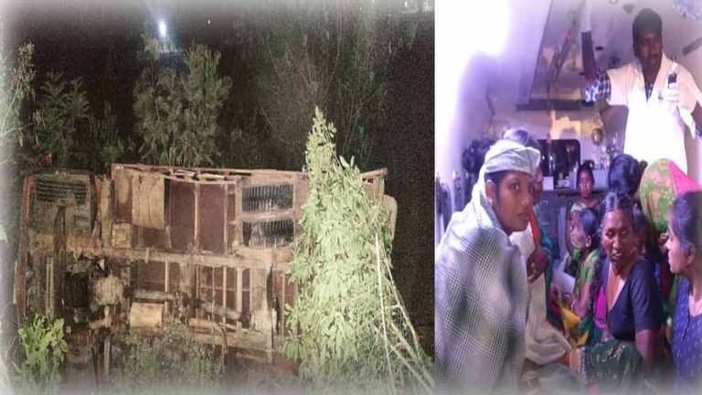 Fatal Road Accident In Nizamabad, 20 People Injured