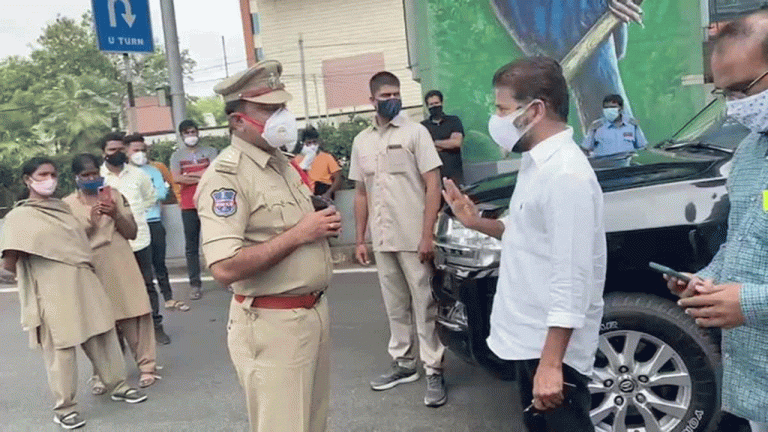 City Police Stopped Revanth Reddy from Visiting Secretariat