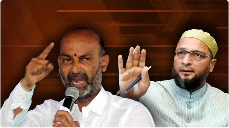 Bandi Sanjay Challenges Asad Owaisi Of Getting Deposits If Contest