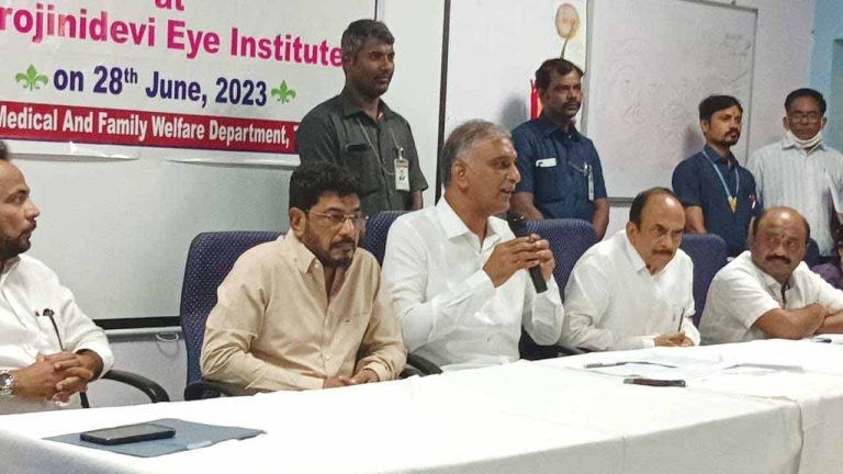 12 High-End Phaco Machines For Cataract Surgeries In Govt Hospital: Harish Rao