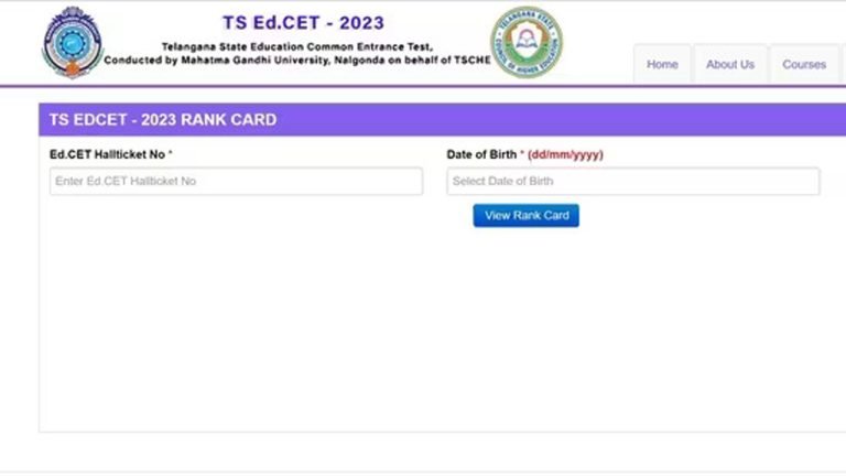 TS Ed. CET-2023 Results Out 