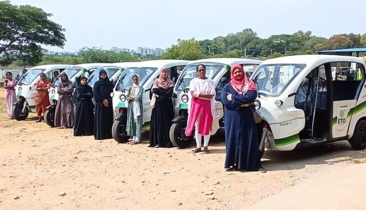 Women Drive E-Autos In Hyderabad