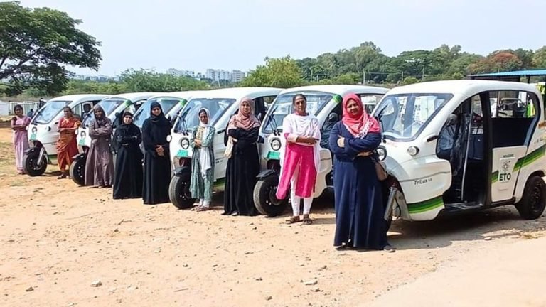 Women Drive E-Autos In Hyderabad