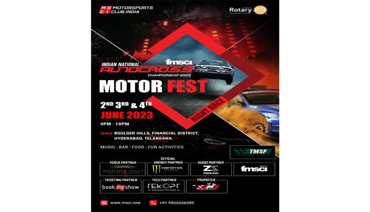 An Autocross Championship To Be Held In Hyderabad