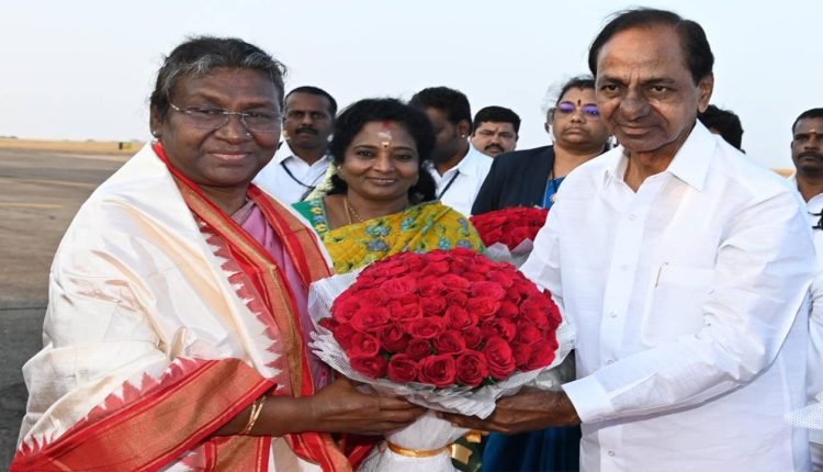President Droupadi Murmu Visited Hyderabad