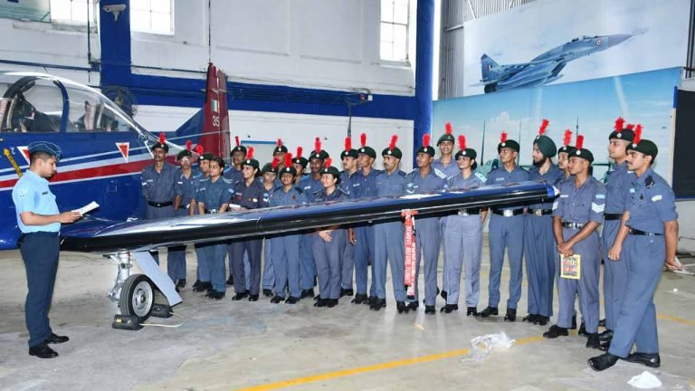 Air Force Academy conducts training camp for Cadets of Senior Division NCC