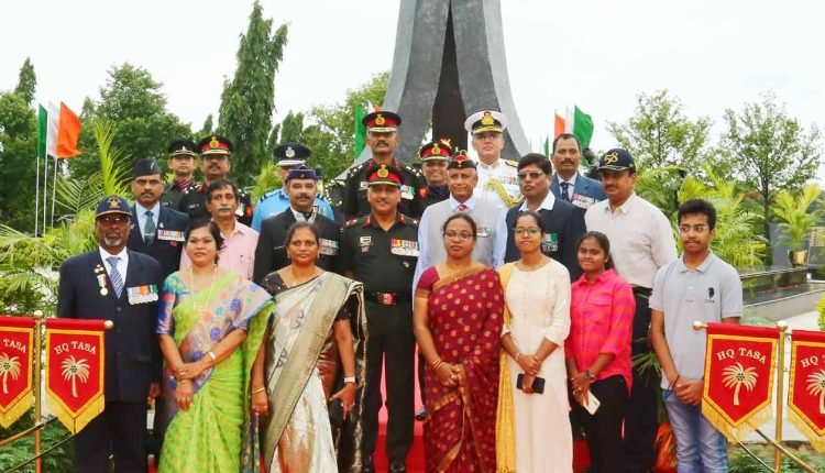 Kargil Vijay Diwas celebrations at Veerula Sainik Smarak