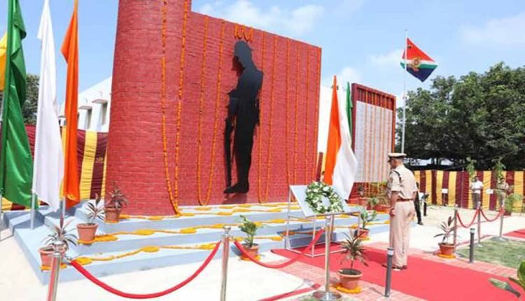 Newly constructed National Martyr's Memorial unveiled at Jagjivan RPF Academy Lucknow