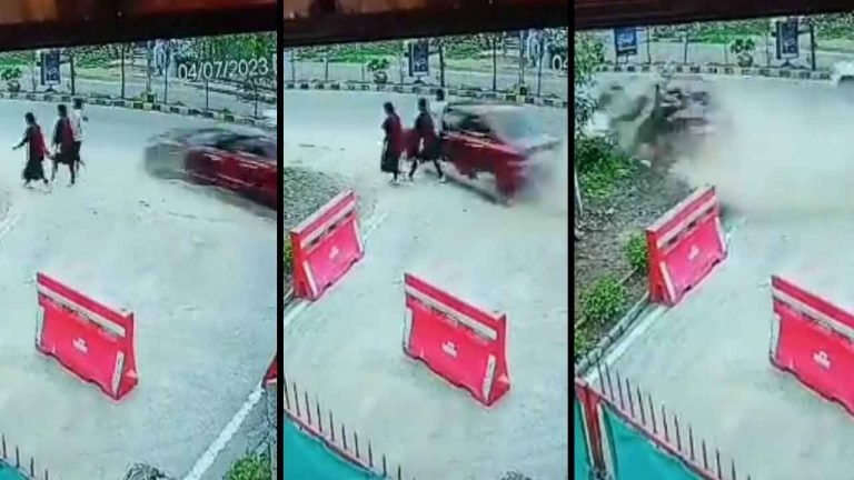 WATCH: A Speeding Car Kills Two Women In Bandlaguda 