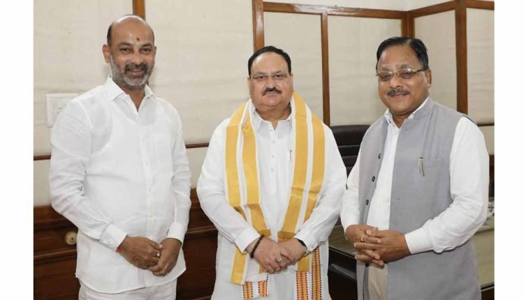 Bandi Sanjay Meets JP Nadda