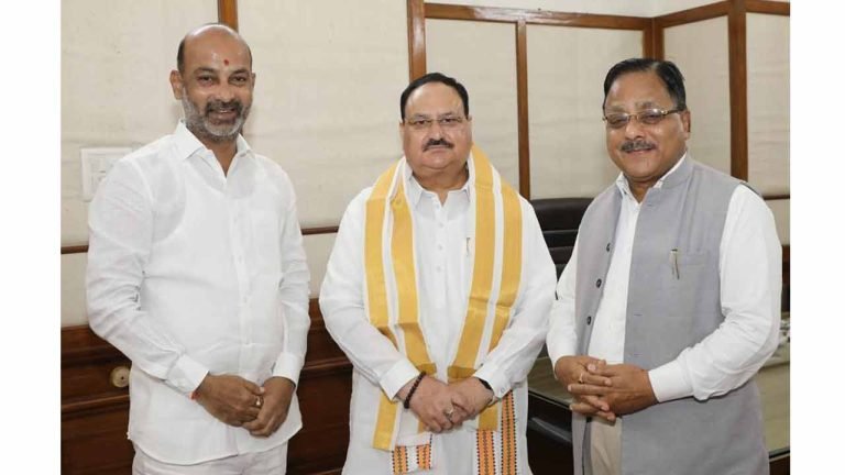 Bandi Sanjay Meets JP Nadda