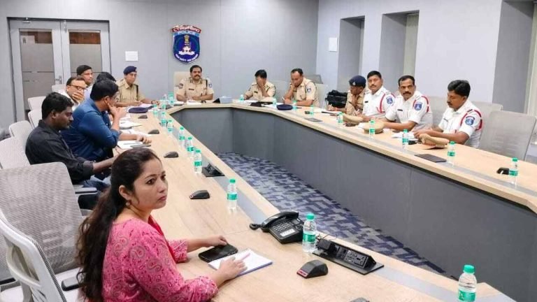 Cyberabad CP conducts an interactive meeting with the Industry on traffic situation